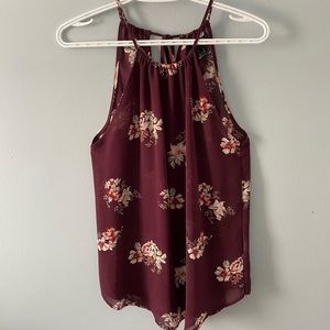 Halter Floral Top